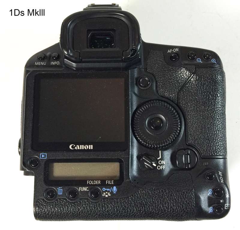 3x Canon 1D/1Ds EOS Digital Bodies