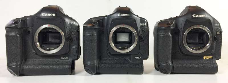 3x Canon 1D/1Ds EOS Digital Bodies