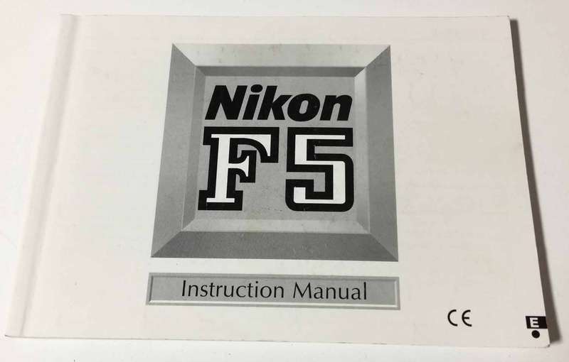 Nikon F5 Instruction Booklet
