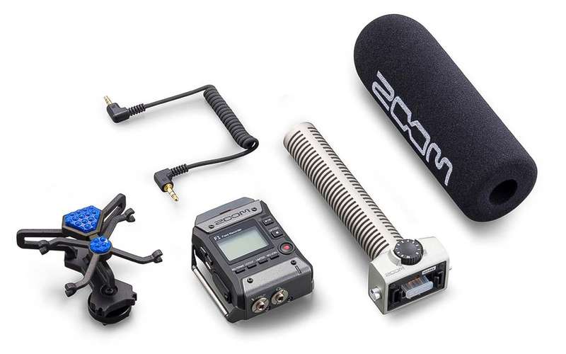 Zoom F1 - SP Field Recorder with Shotgun Mic Unused (all as new) in accessory Zoom case - all boxed