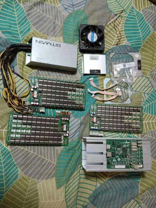 BITMAIN AntMiner S9i 14.5TH/s + PSU APW3 + Ekstra Spares