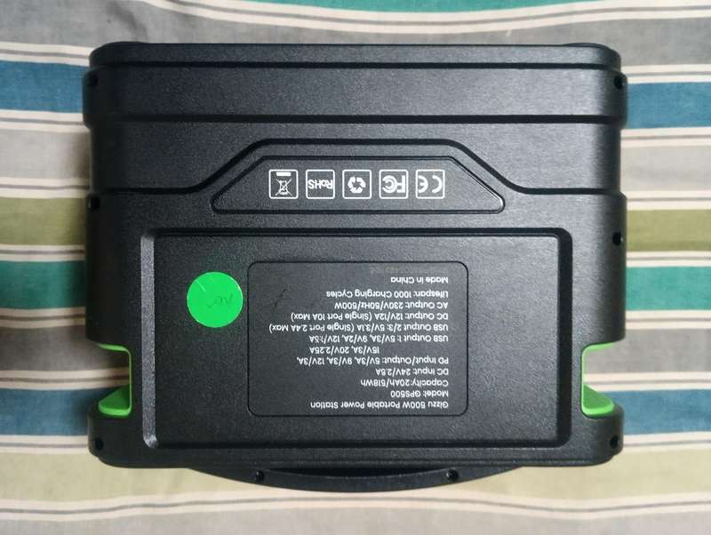 Gizzu 518Wh Portable Power Station