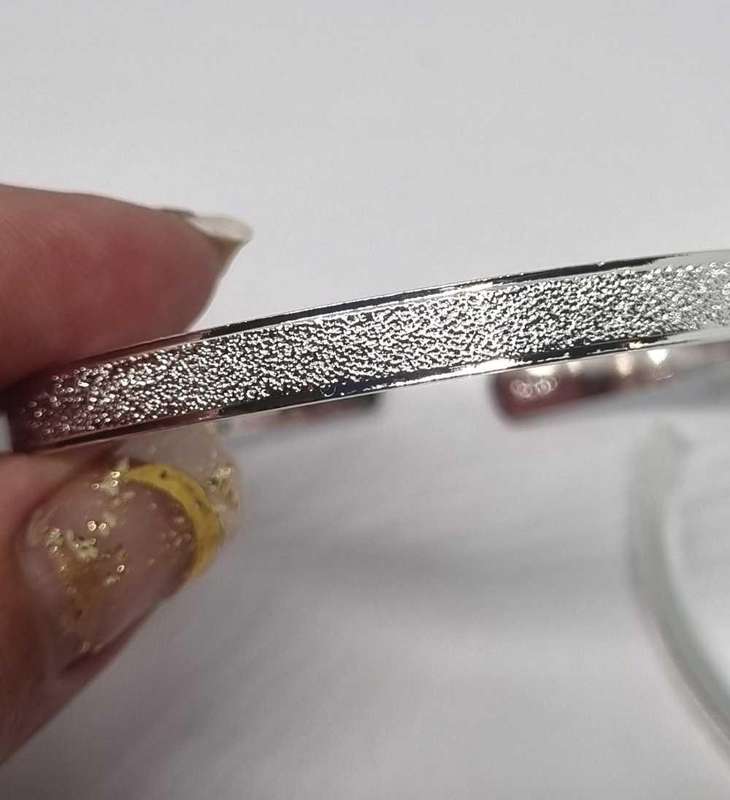 Set of Two 925 Silver Bangles