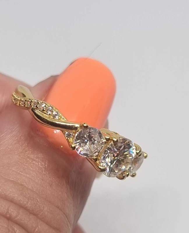 925 Silver Moissanite Ring