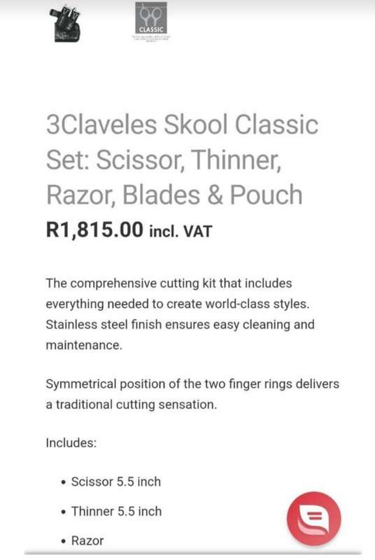 3 Claveles Classic Hair Cutting Set