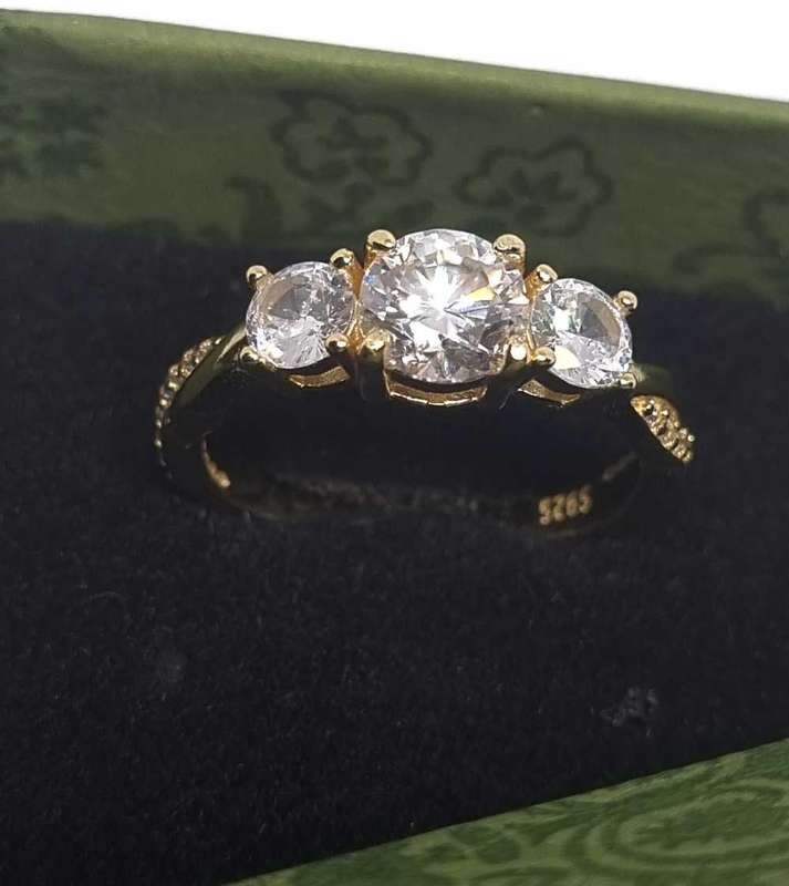 925 Silver Moissanite Ring