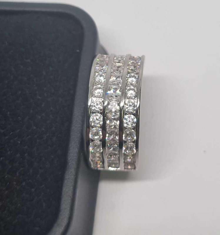 Sterling Silver Cubic Zirconia Ring