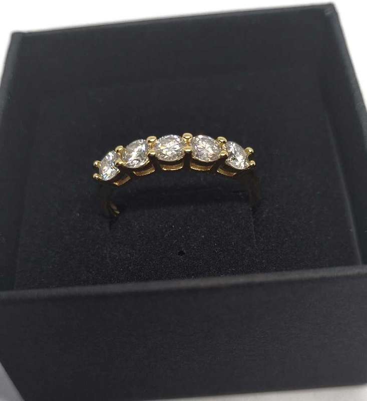925 Silver Moissanite Ring