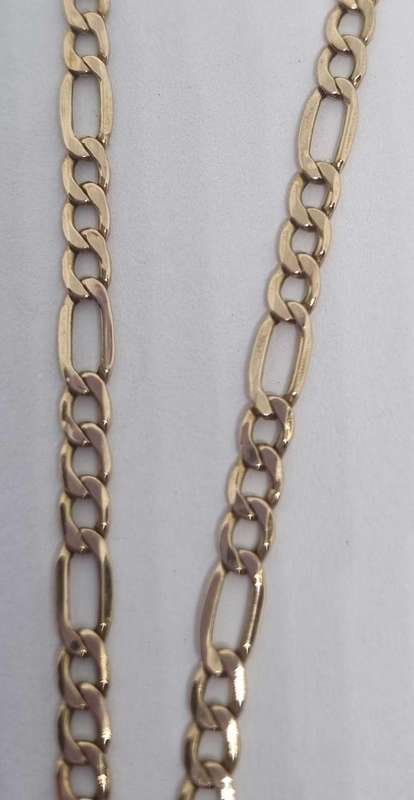 9ct Yellow Gold Figaro Chain
