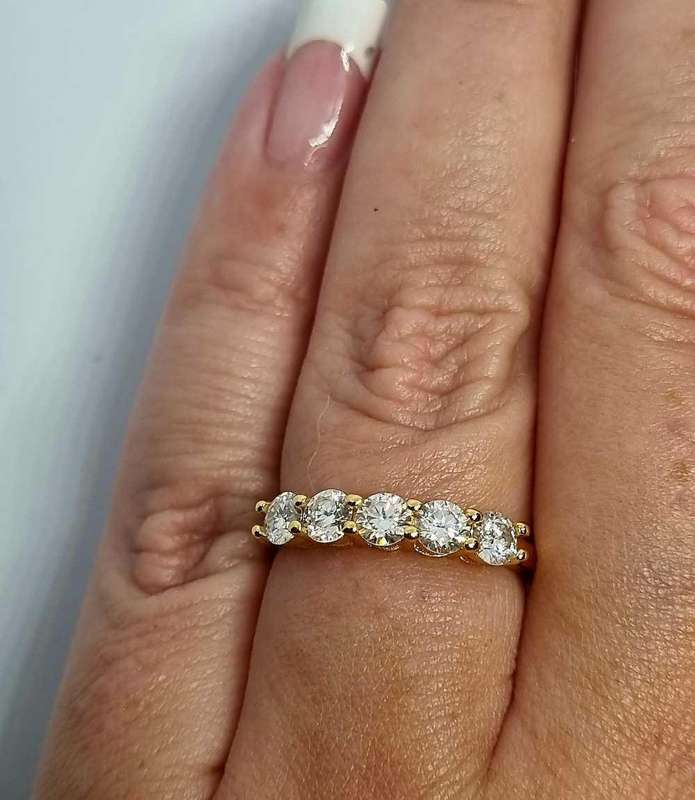 925 Silver Moissanite Ring