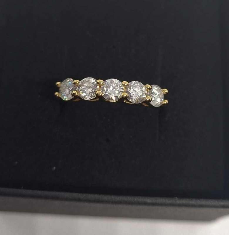 925 Silver Moissanite Ring