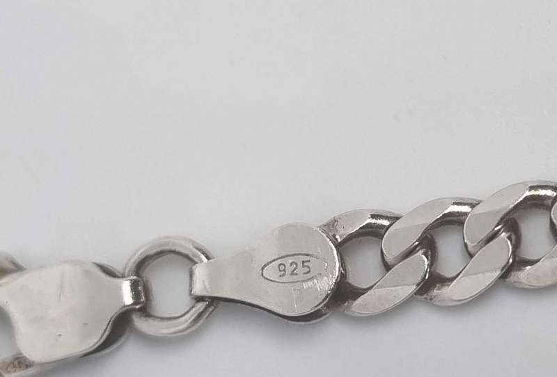 925 Silver Figaro Bracelet