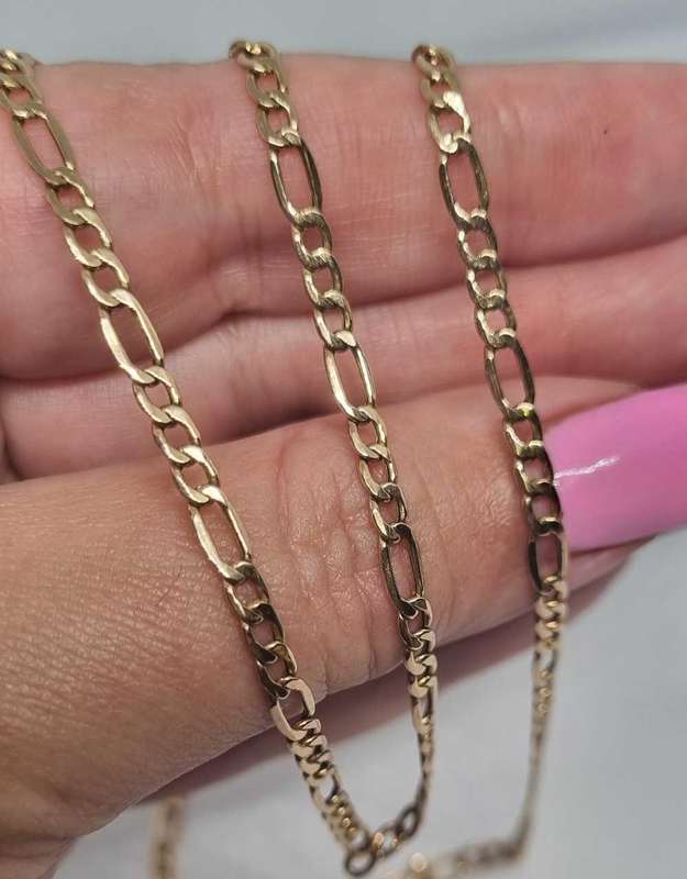 9ct Yellow Gold Figaro Chain
