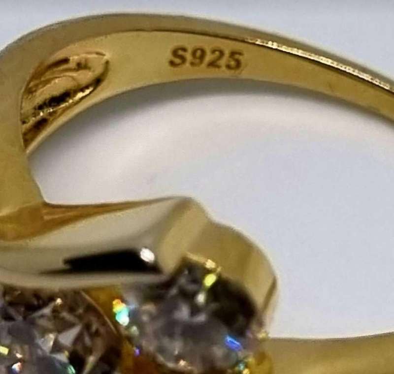 925 Silver Moissanite Ring