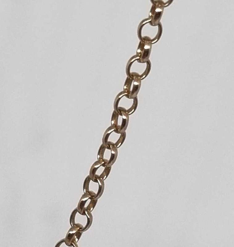 9ct Yellow Gold Rolo Chain