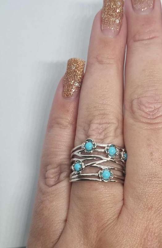 Platinum plated Copper Ring