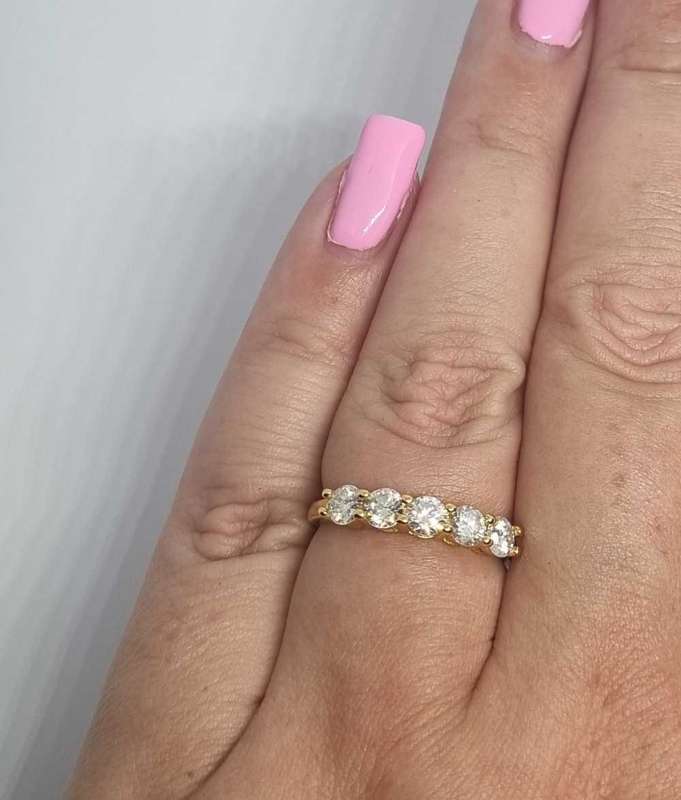 925 Silver Moissanite Ring
