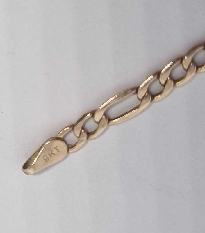 9ct Yellow Gold Figaro Chain