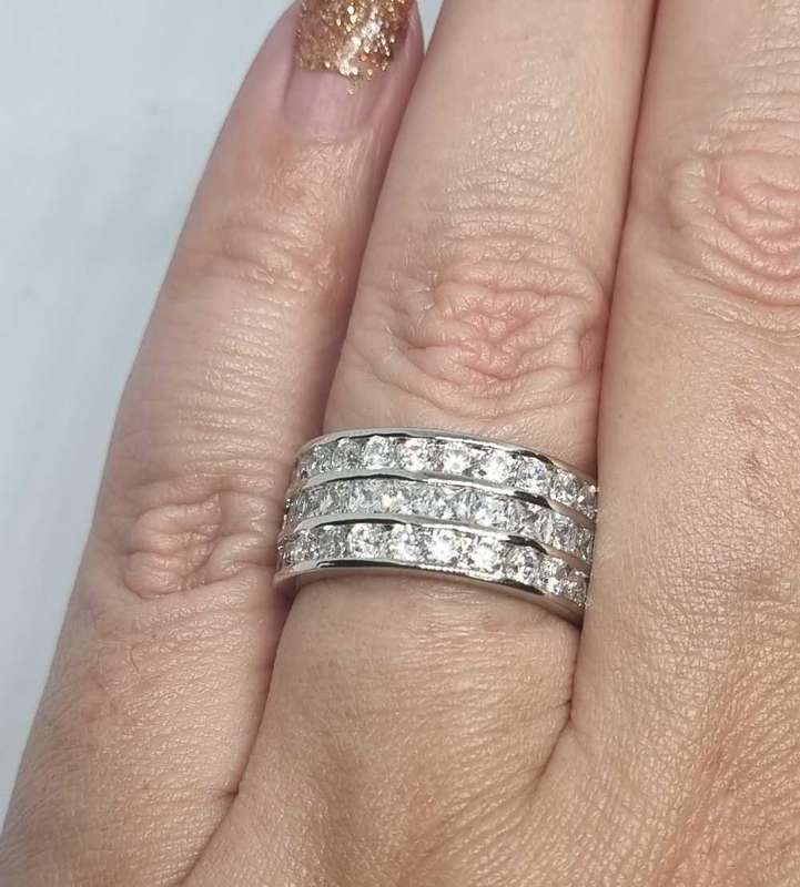 Sterling Silver Cubic Zirconia Ring