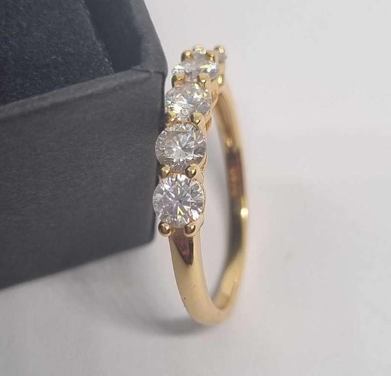 925 Silver Moissanite Ring