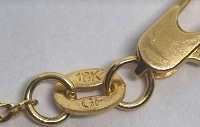 18ct Yellow Gold Filled Singapore Twist Chain
