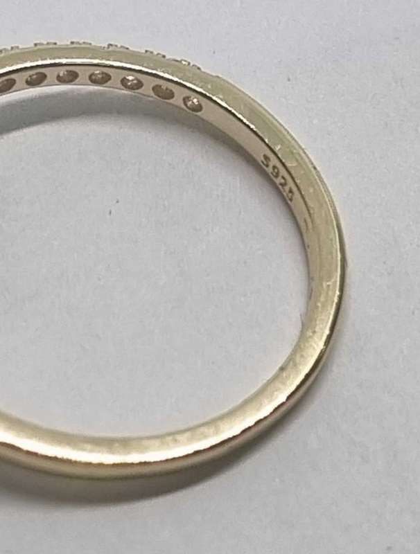 925 Silver Synthetic Zirconia Ring