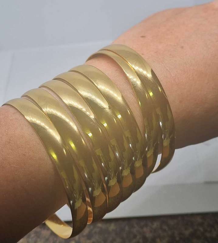 Gold plated Bangle