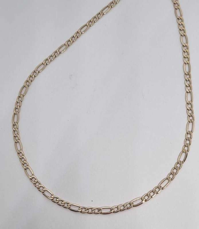 9ct Yellow Gold Figaro Chain