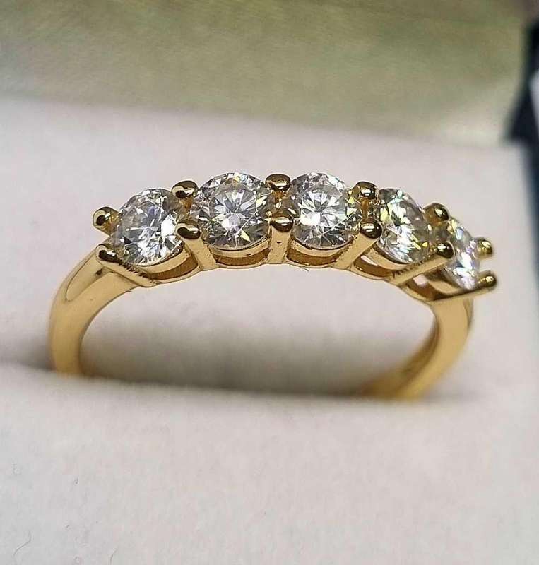925 Silver Moissanite Ring