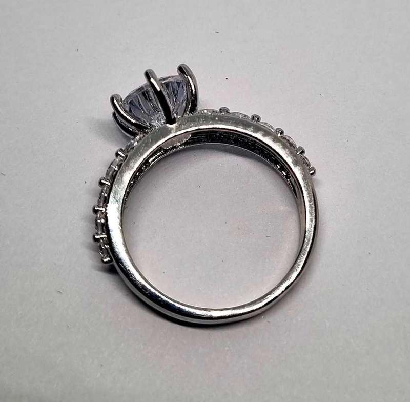 Sterling Silver Cubic Zirconia Ring