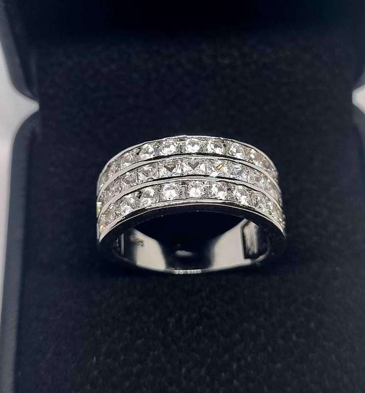 Sterling Silver Cubic Zirconia Ring