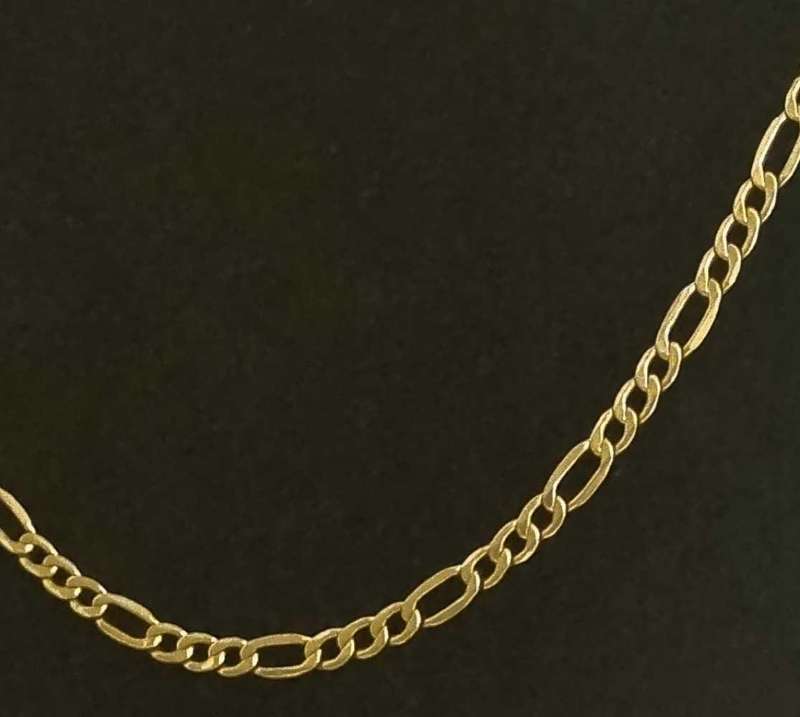 9ct Yellow Gold Figaro Chain