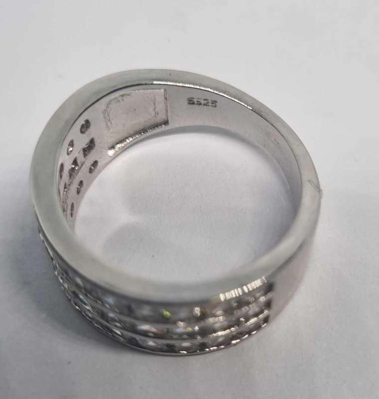 Sterling Silver Cubic Zirconia Ring