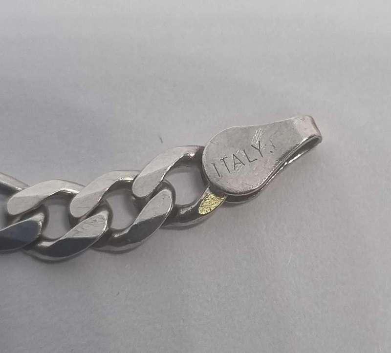 925 Silver Figaro Bracelet