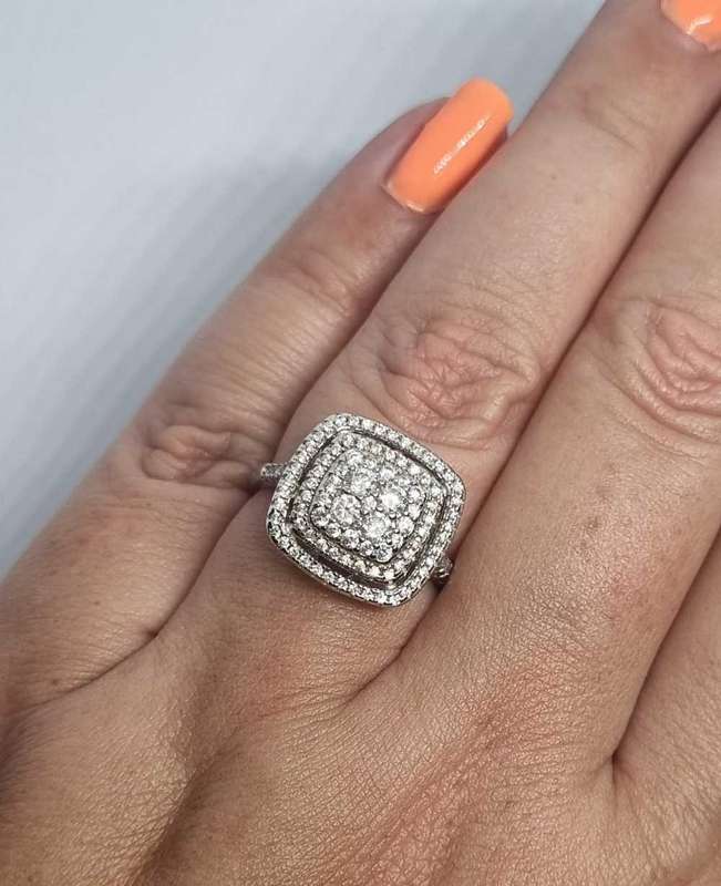 925 Silver Cubic Zirconia Ring