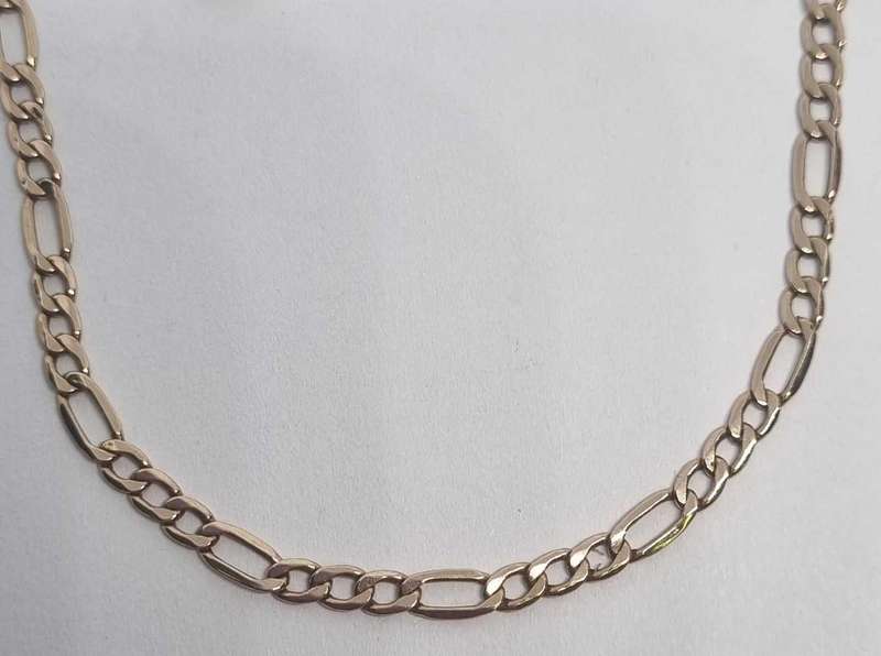 9ct Yellow Gold Figaro Chain