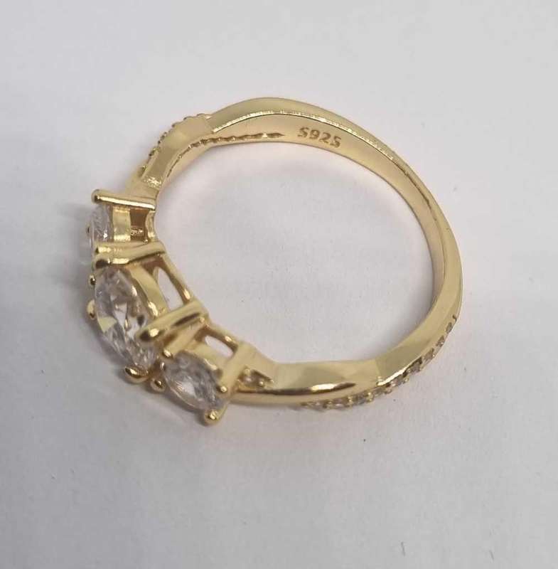 925 Silver Moissanite Ring