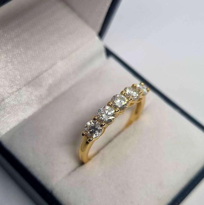 925 Silver Moissanite Ring