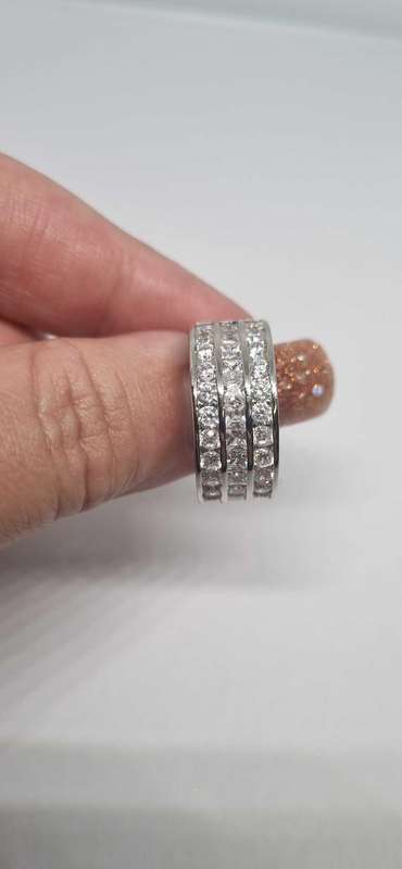 Sterling Silver Cubic Zirconia Ring