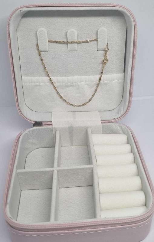 9ct Yellow and White Gold Singapore Twist Bracelet