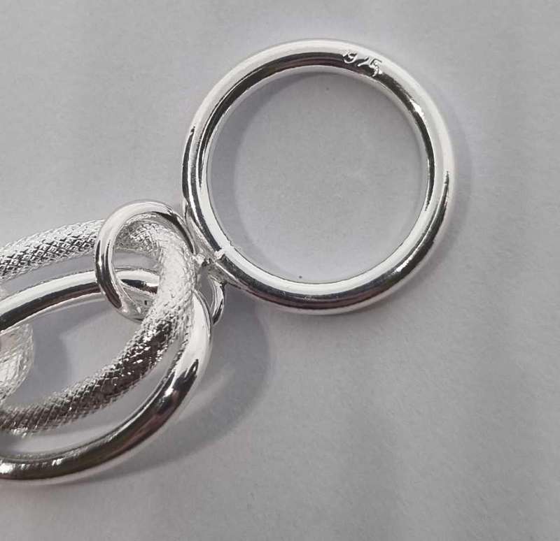 925 Silver Chunky Chain Bracelet