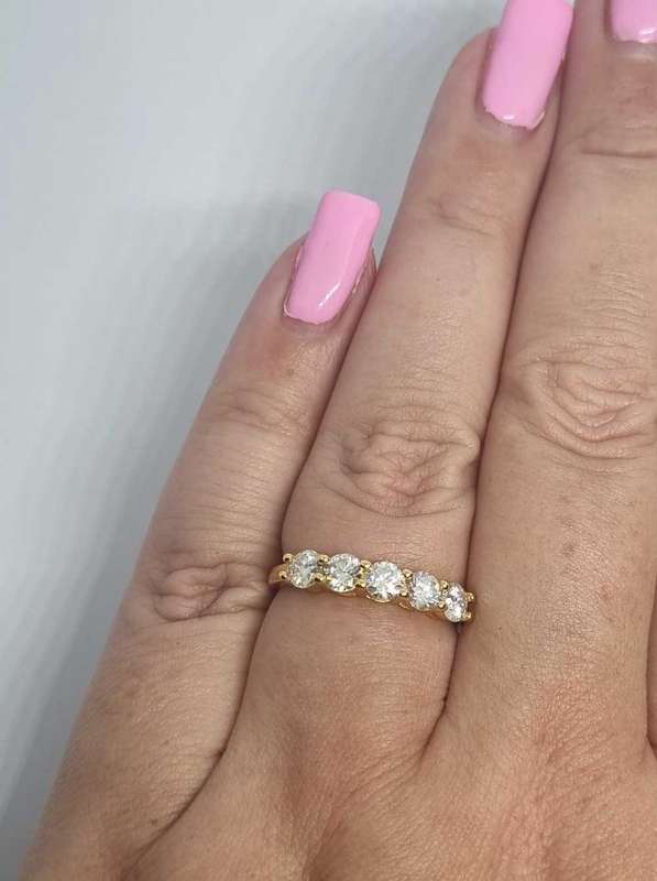 925 Silver Moissanite Ring