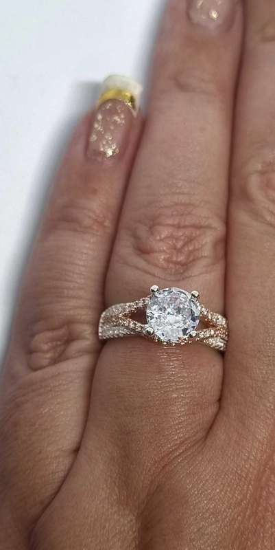 925 Silver Cubic Zirconia Ring