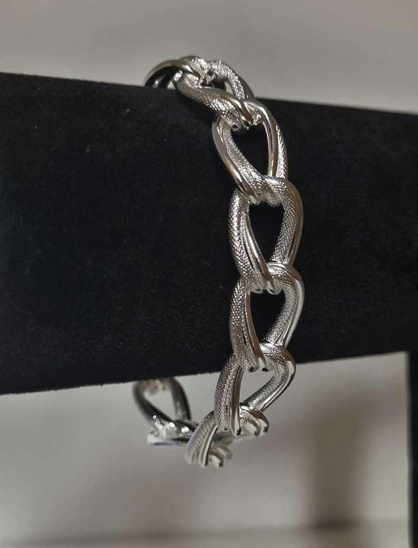 925 Silver Chunky Chain Bracelet