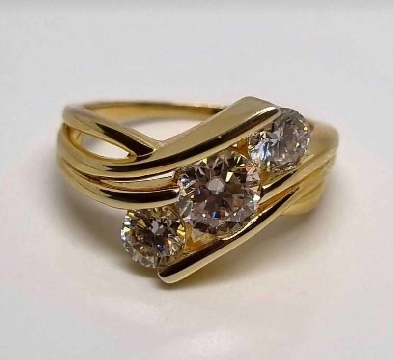 925 Silver Moissanite Ring