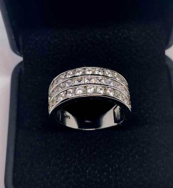 Sterling Silver Cubic Zirconia Ring
