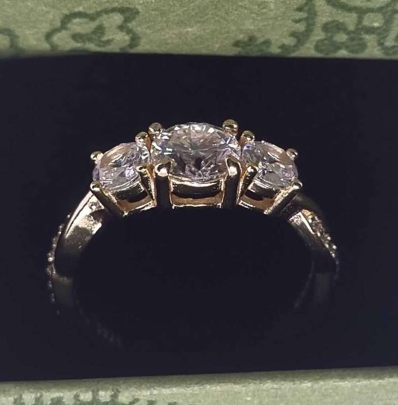 925 Silver Moissanite Ring