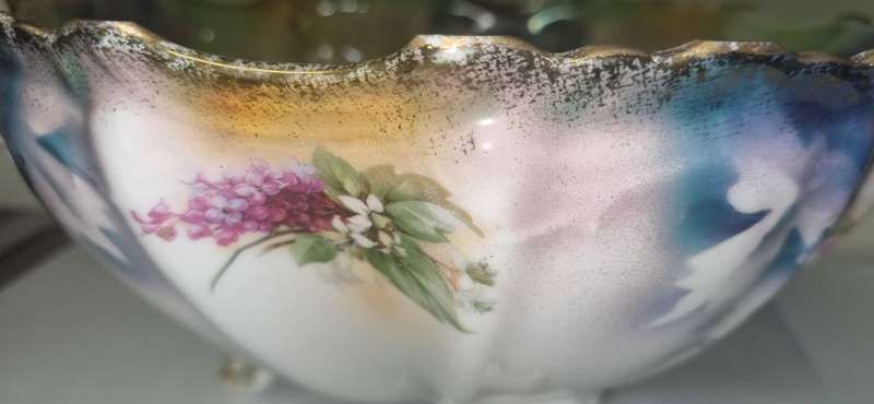 Vintage Silesia Footed Bowl