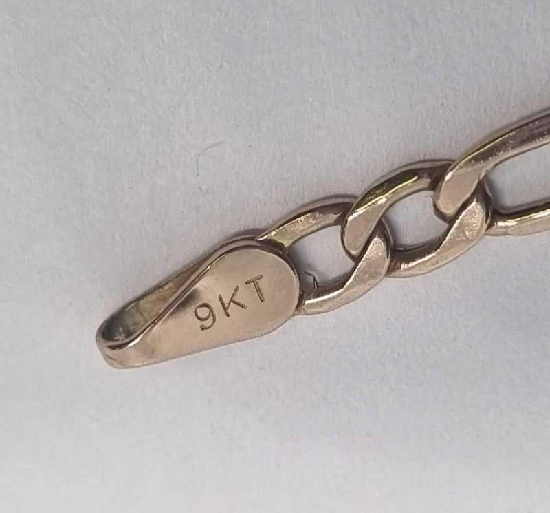 9ct Yellow Gold Figaro Chain