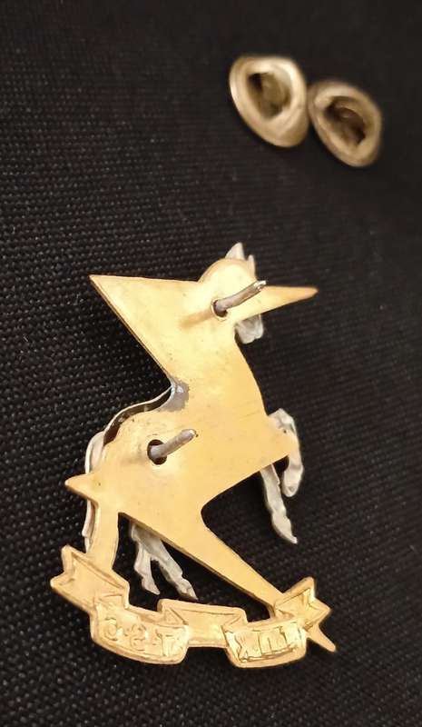 SADF TDK/TSC COLLAR BADGE                          L39